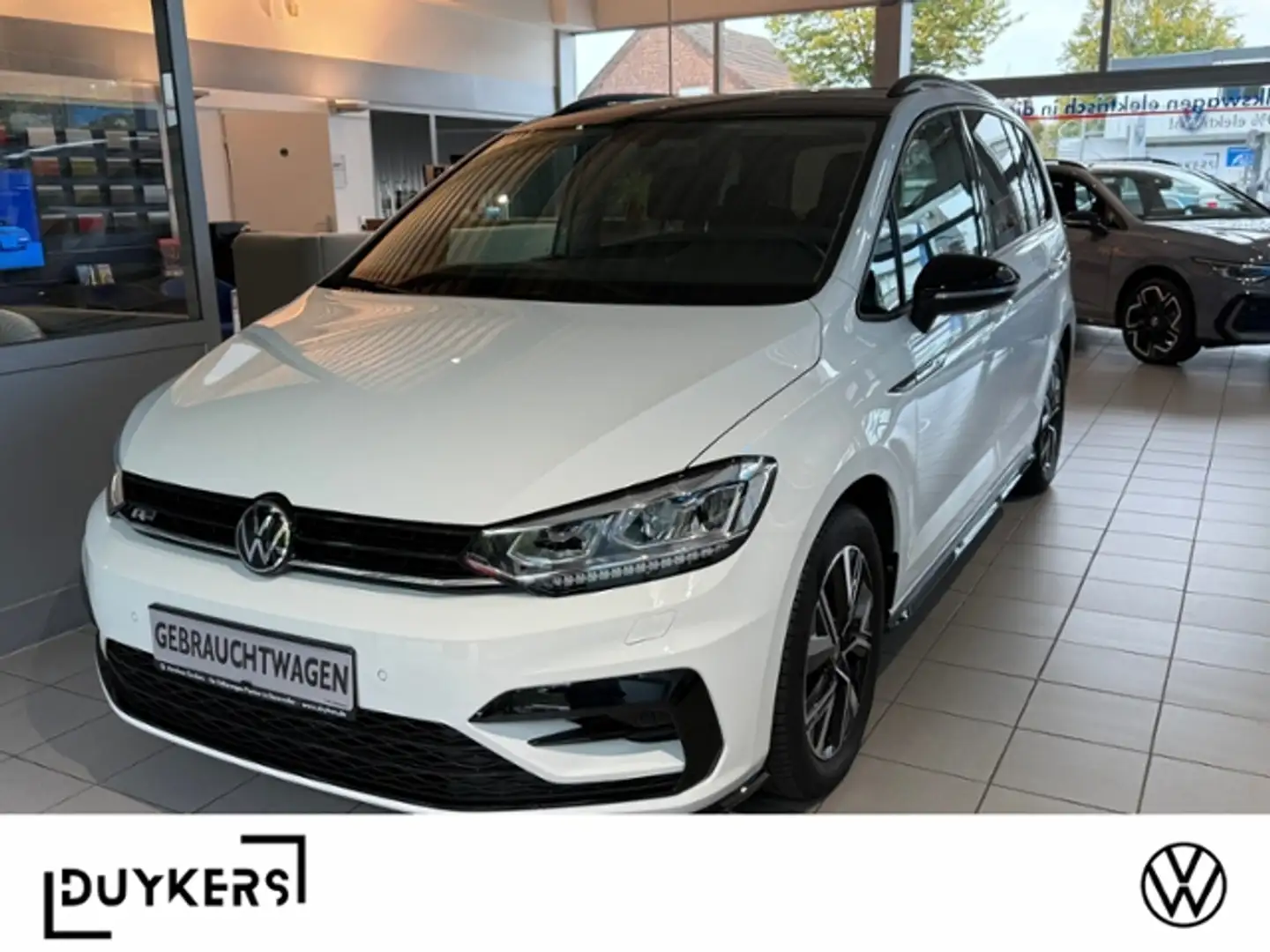 Volkswagen Touran 1.5 TSI Highline R-Line AHK 7SZ NAVI LED Blanc - 1