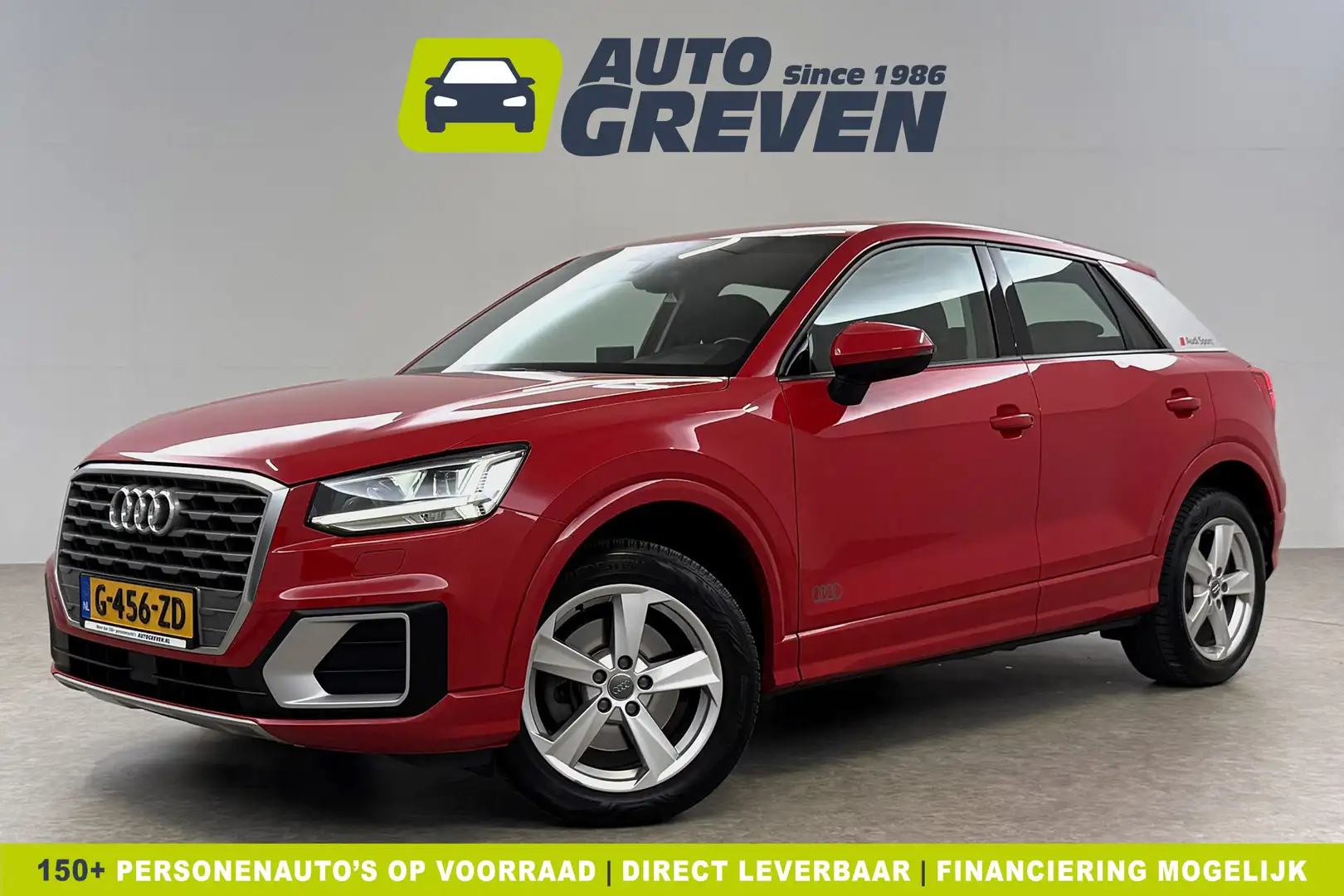 Audi Q2 30 TFSI Sport LED Trekhaak Carplay Clima Cruise Na Červená - 1
