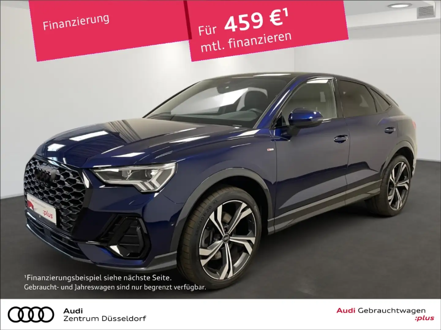 Audi Q3 Sportback S line 45 TFSI quattro 360 VIRTUAL PDC Blau - 1