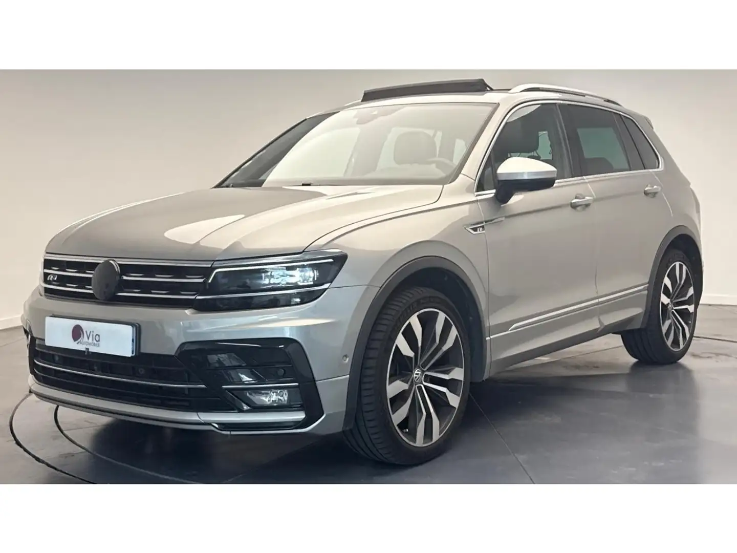 Volkswagen Tiguan R line 190 CARAT EXCLUSIVE 4 motion toit ouvrant/o Gris - 1