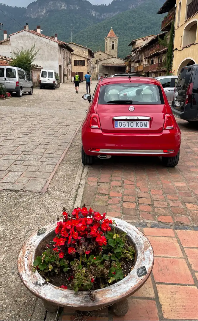 Fiat 500 1.2 GLP Lounge Rojo - 2