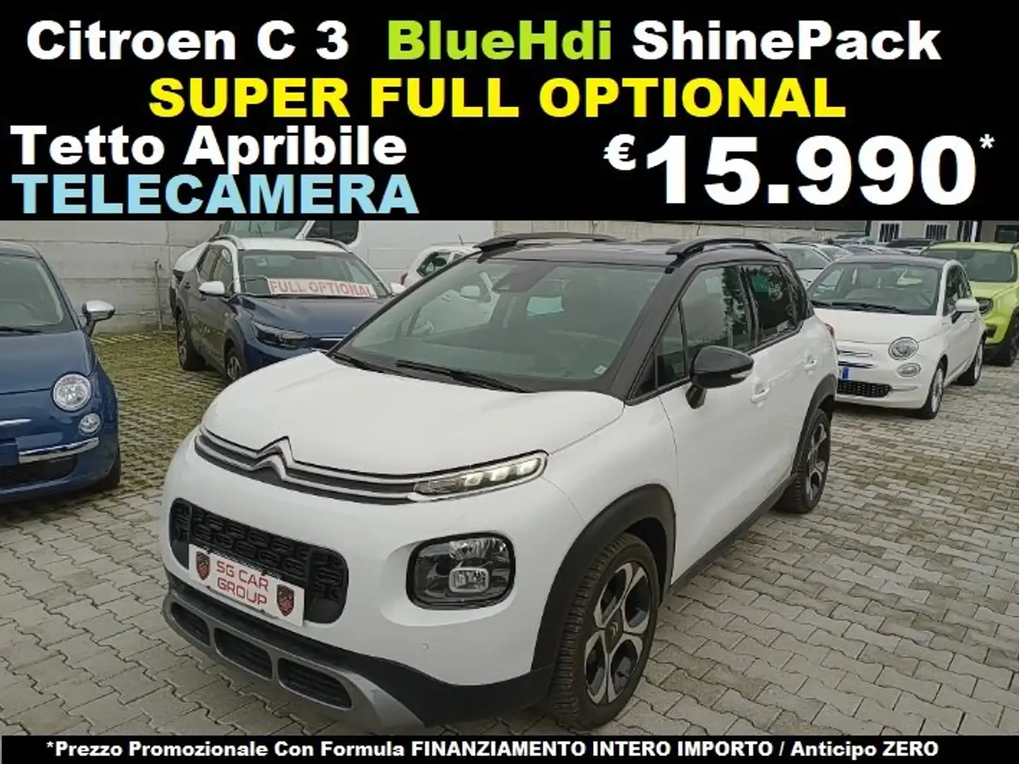 Citroen C3 Aircross Tetto Apribile / Radar / Telecamera Blanc - 1