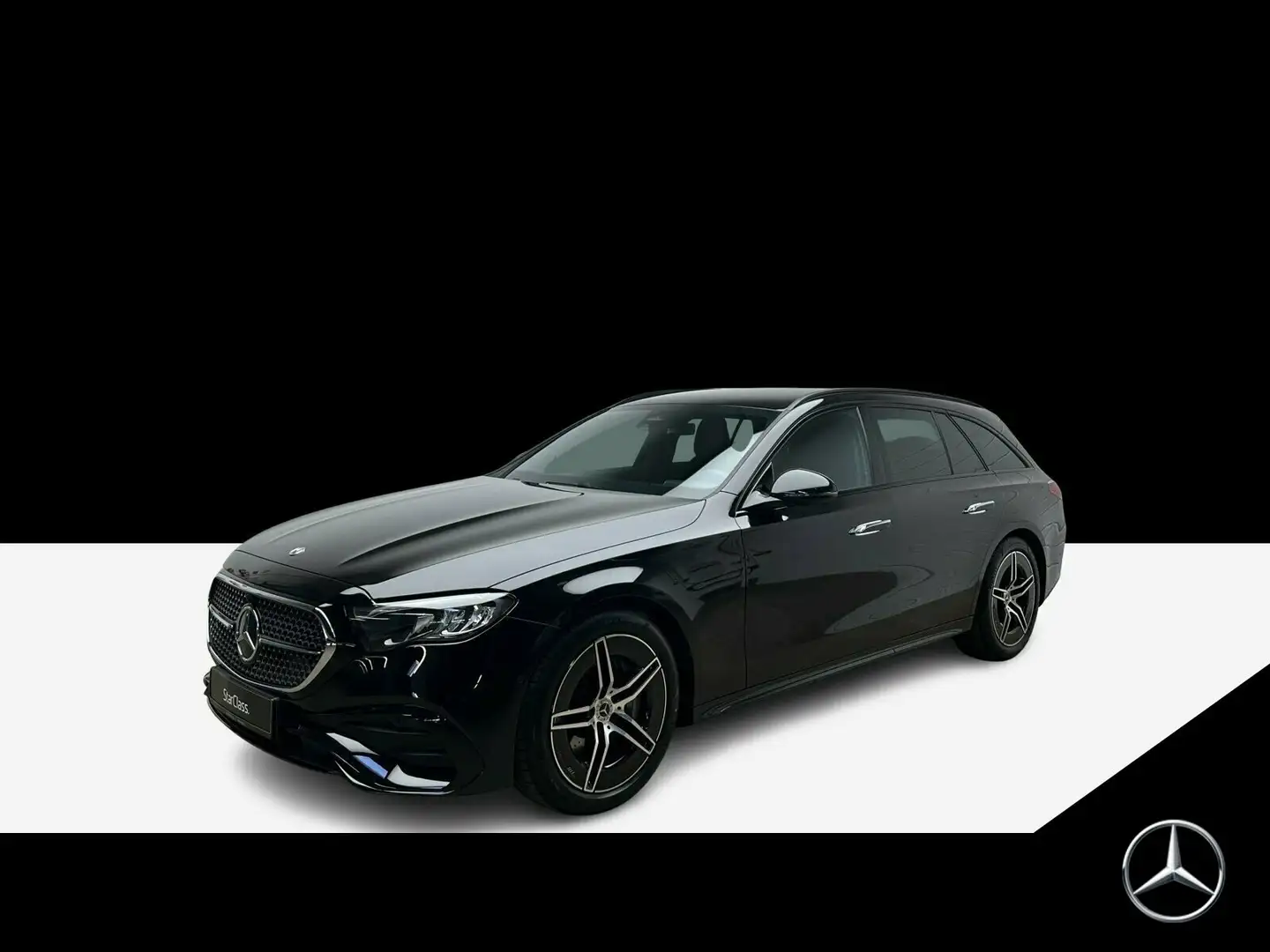 Mercedes-Benz E 220 E 220 d T AMG-Line LED+Distr+Night+Kamera Noir - 1