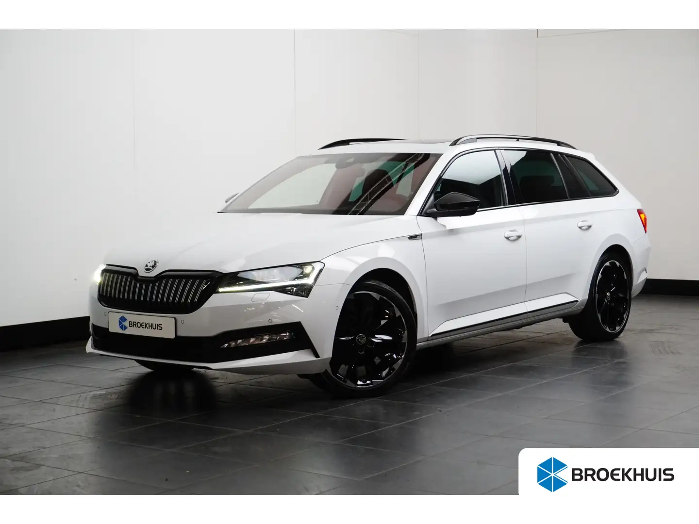 Skoda Superb Combi 1.4 TSI PHEV 218PK DSG-6 iV Sportline Busine Blanc - 1