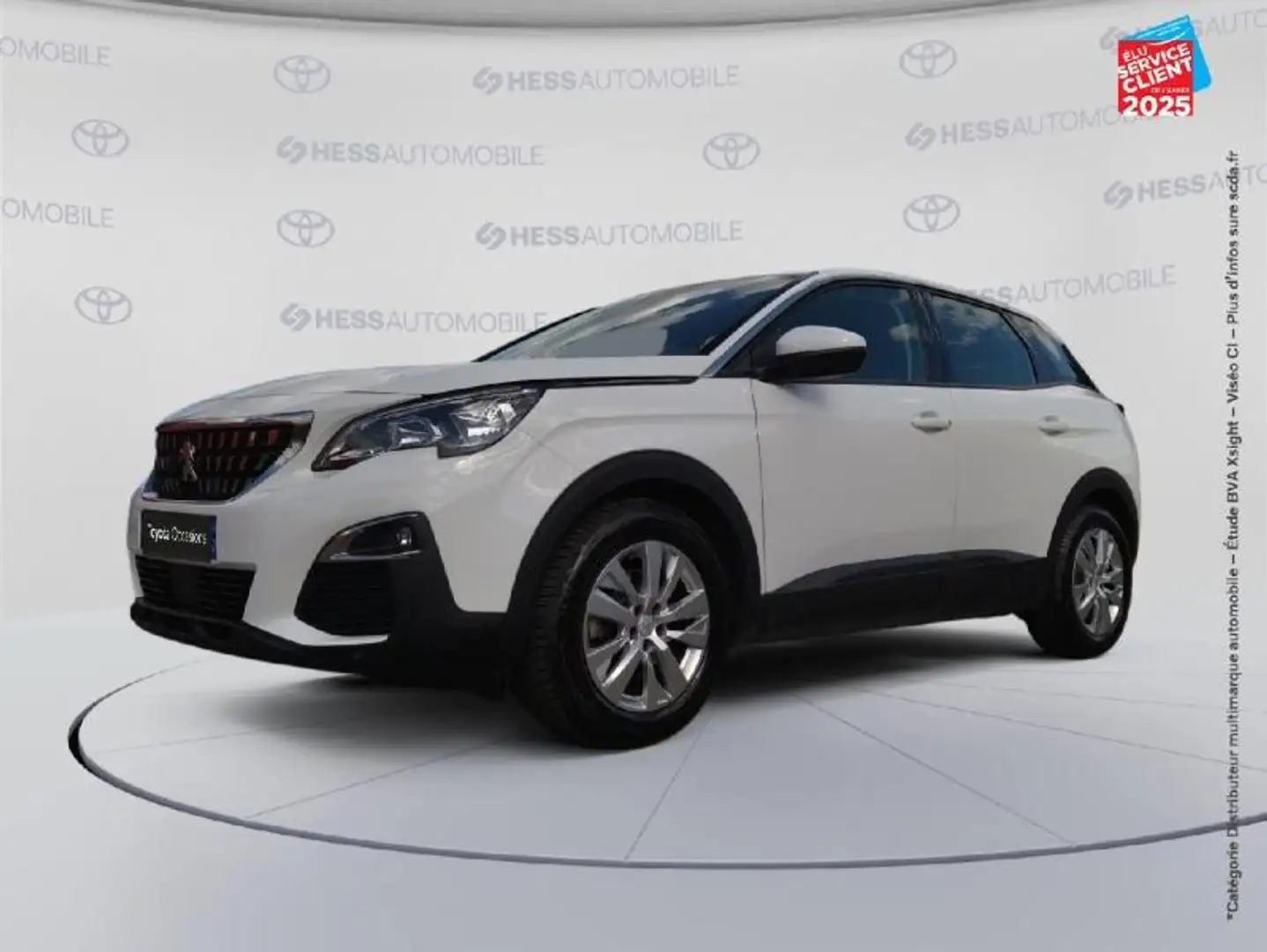 Peugeot 3008 1.2 PureTech 130ch Allure S\u0026S EAT6 Blanc - 1