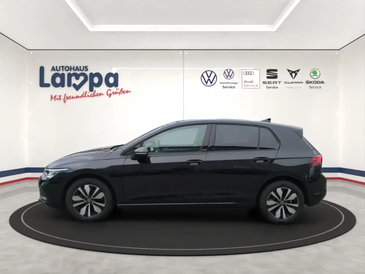 Volkswagen Golf VIII MOVE 1.0 TSI 6-Gang AHK,NAV,MFK,SHZ,ACC,LED Schwarz - 2