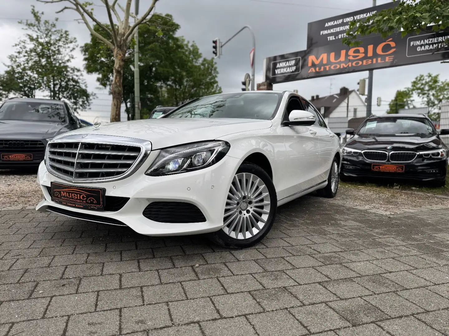 Mercedes-Benz C 220 BlueTec/Navi/HeadUp/Leder Blanc - 2