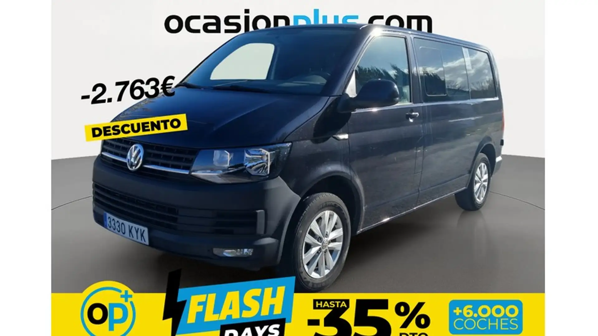 Volkswagen Transporter Mixto 2.0TDI SCR BMT 110kW Noir - 1