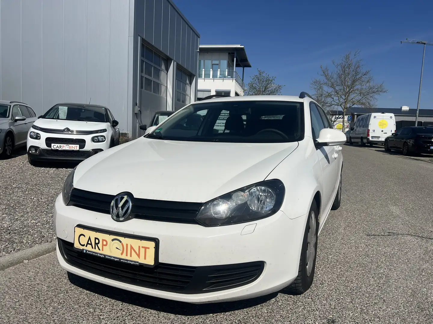 Volkswagen Golf *6*1,6TDi Blue Motion*Euro5*AHK*Klima* Blanc - 2