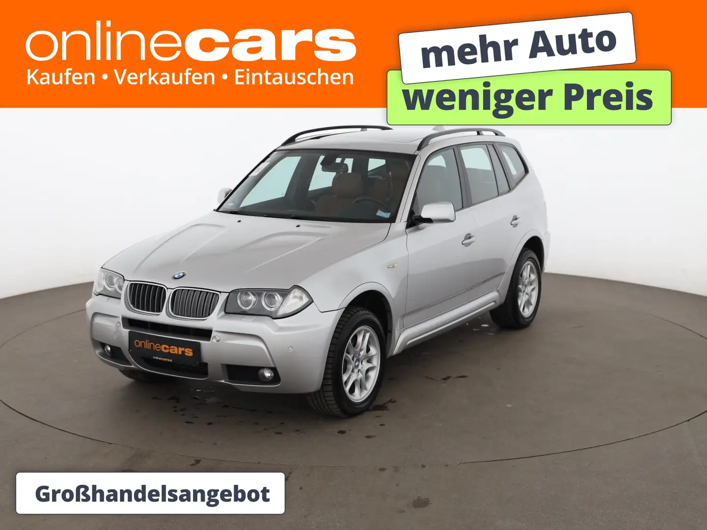 BMW X3 3.0 d M-Sport Aut XENON SKY LEDER SITZHZG TEMP Silber - 1