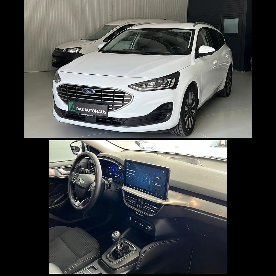 Ford Focus Turnier EcoBlue Titanium X FACELIFT / NAVI / KA... Weiß - 1