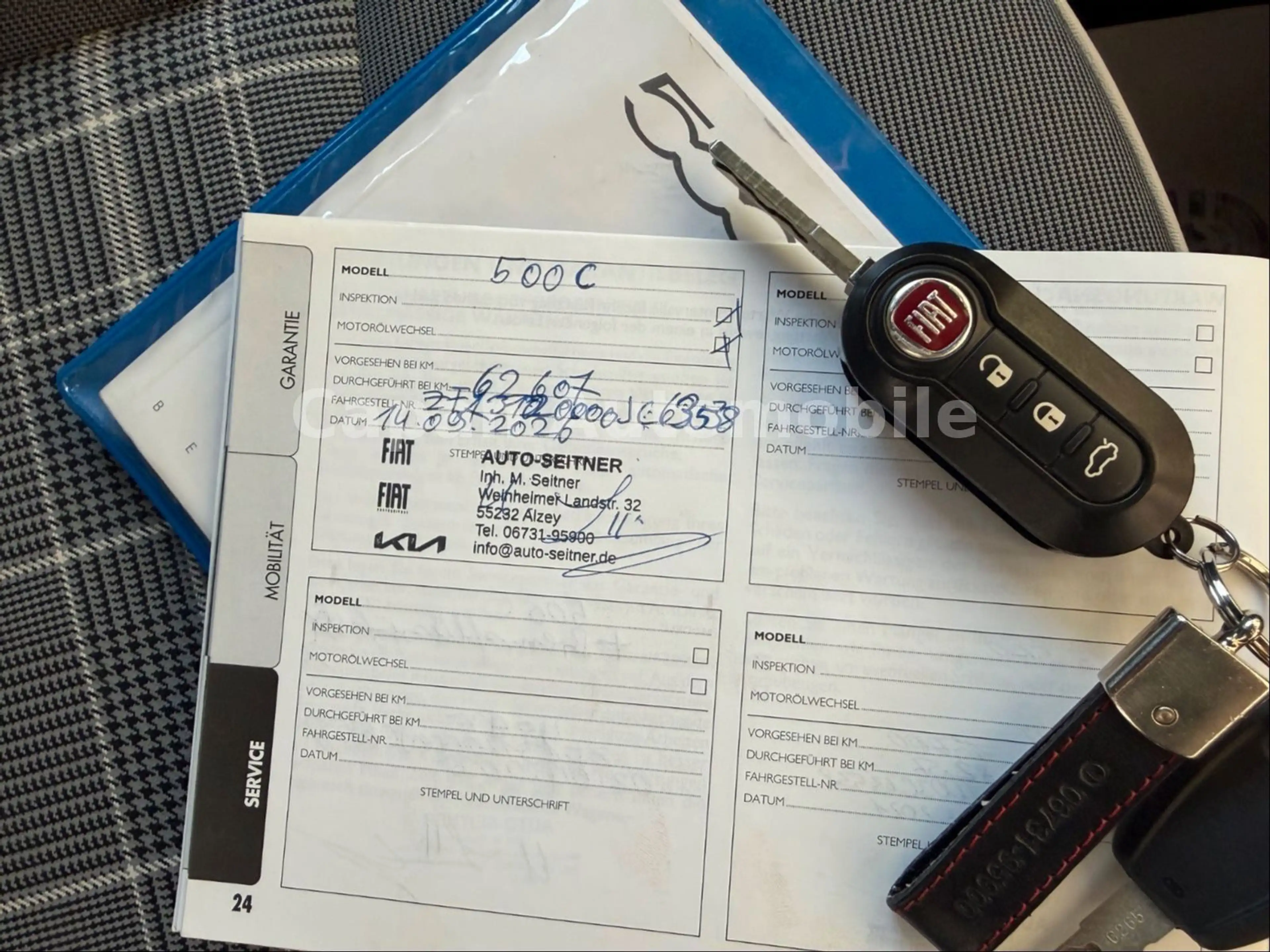 Fiat 500C 500 Lounge Faltdach/Scheckheft/Klima/EURO6 — photo 11