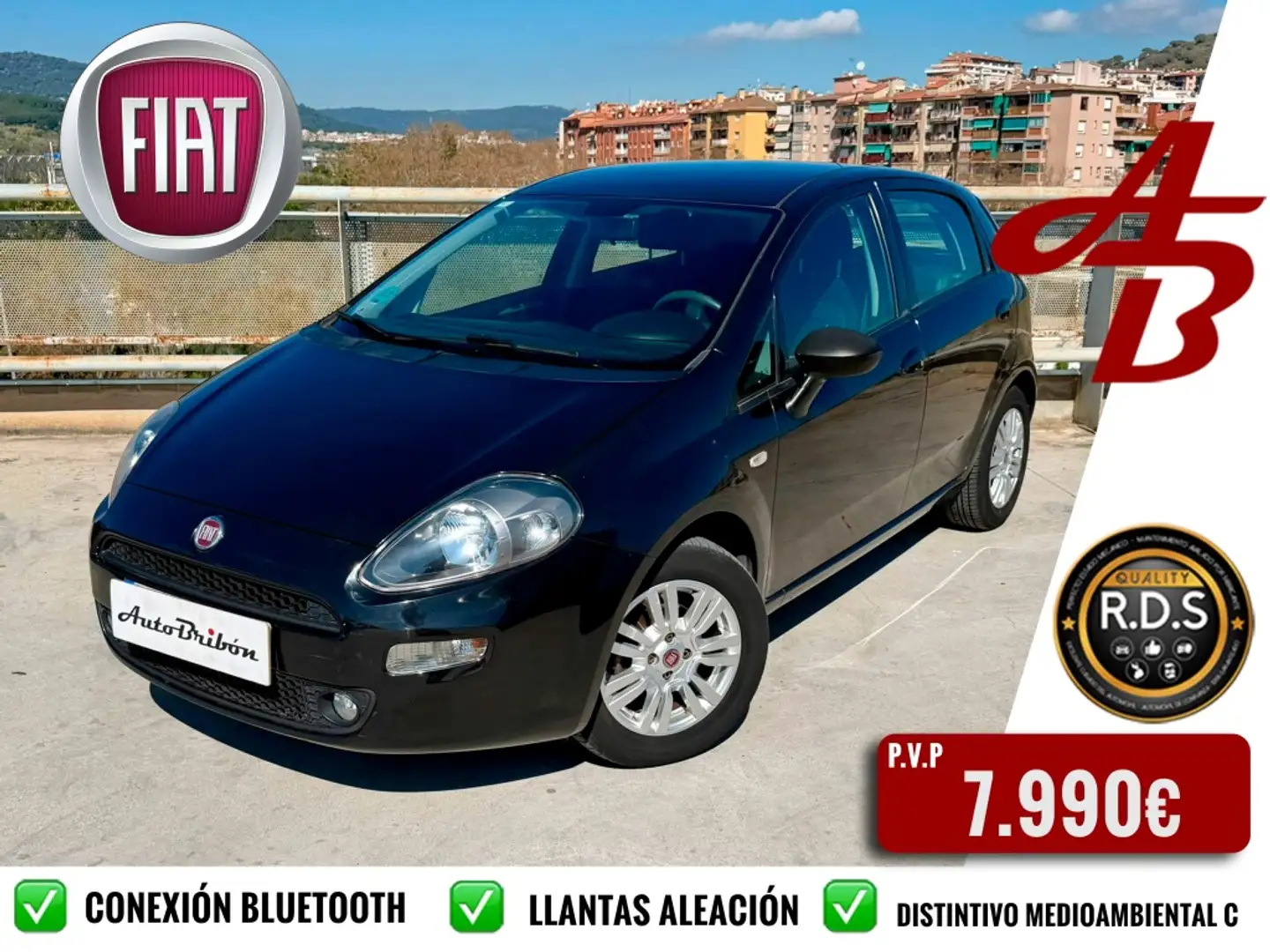 Fiat Punto 1.2 S&S Young 51kW E6 Negro - 1