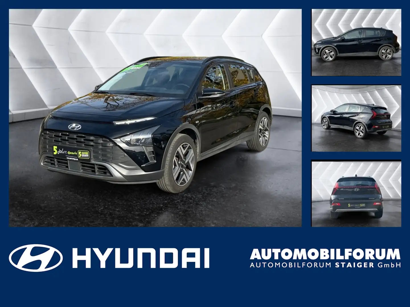 Hyundai BAYON 1.0 T-GDI Intro Edition AUT DynLicht Kam. Schwarz - 1