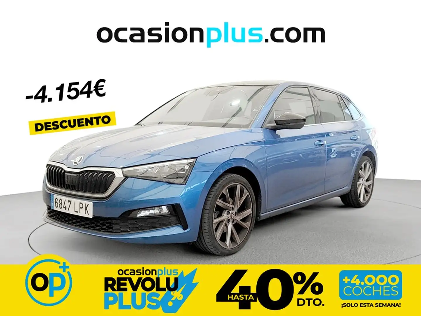 Skoda Scala 1.5 TSI Sport DSG 110kW Azul - 1