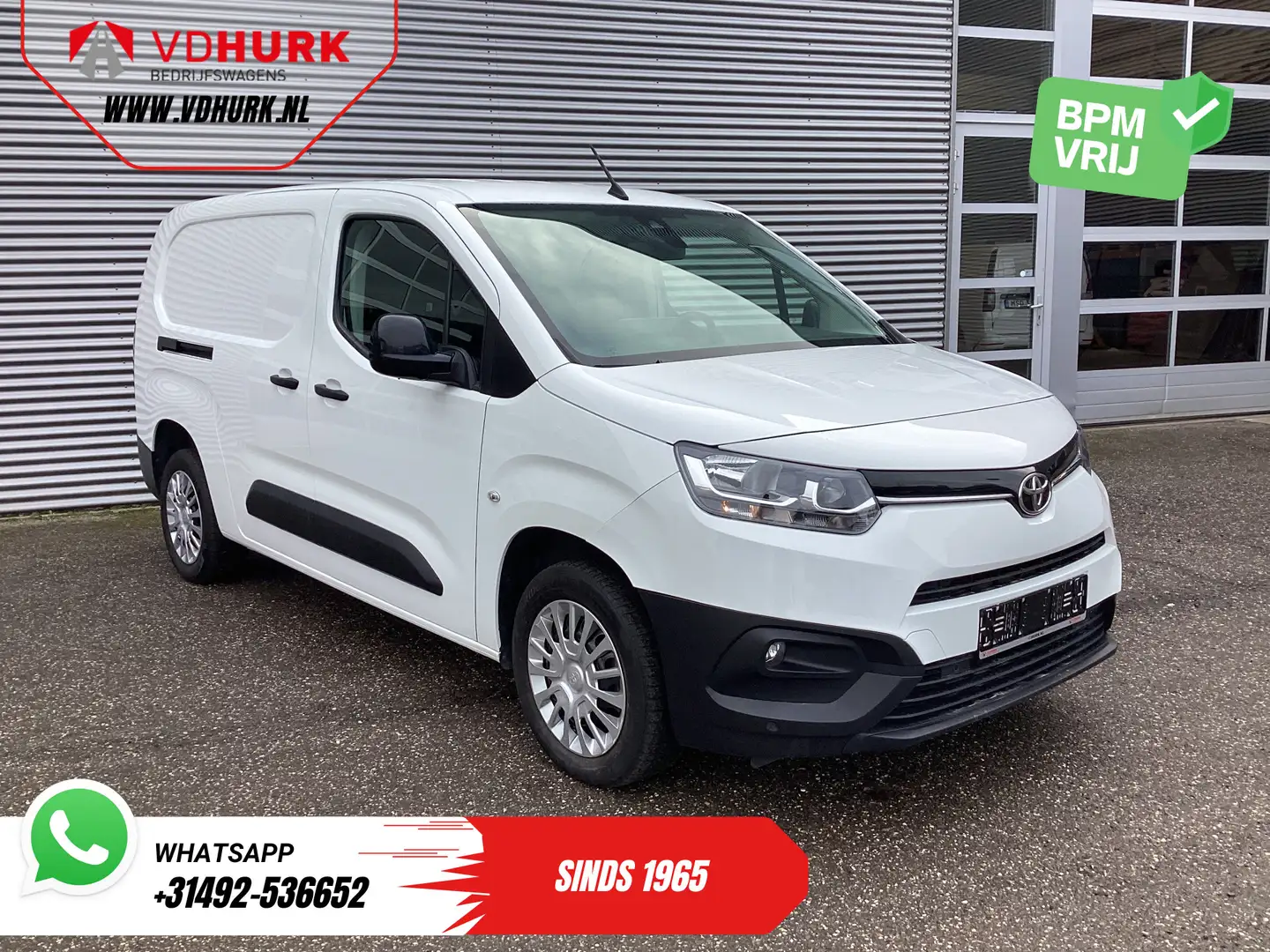 Toyota Proace City 1.5 130 pk Aut. L2 2x Schuifdeur/ 3 Pers./ Carplay Blanc - 1