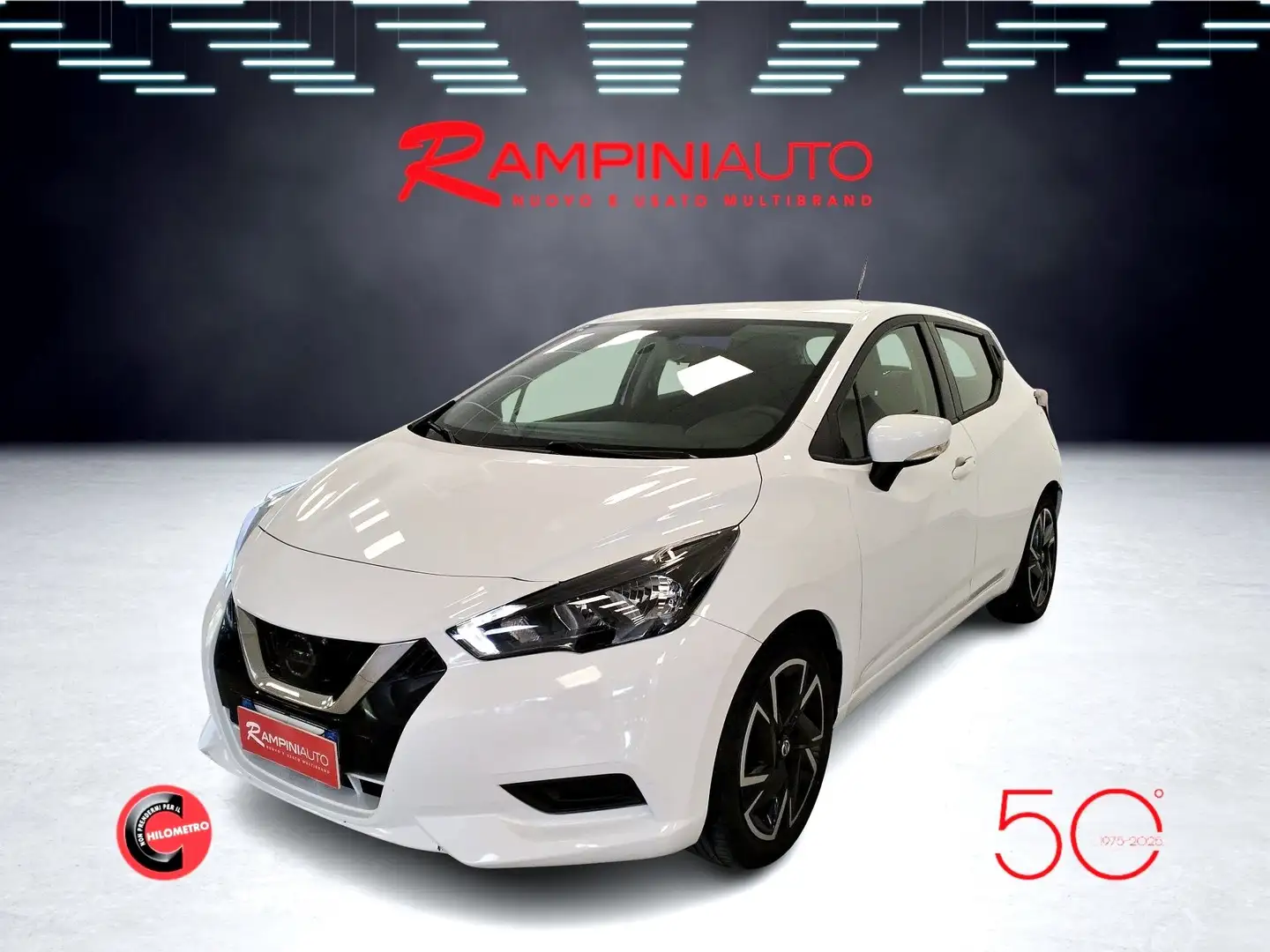 Nissan Micra IG-T 92 GPL km 67.000 Pronte Consegna Km 67.000 Blanc - 2