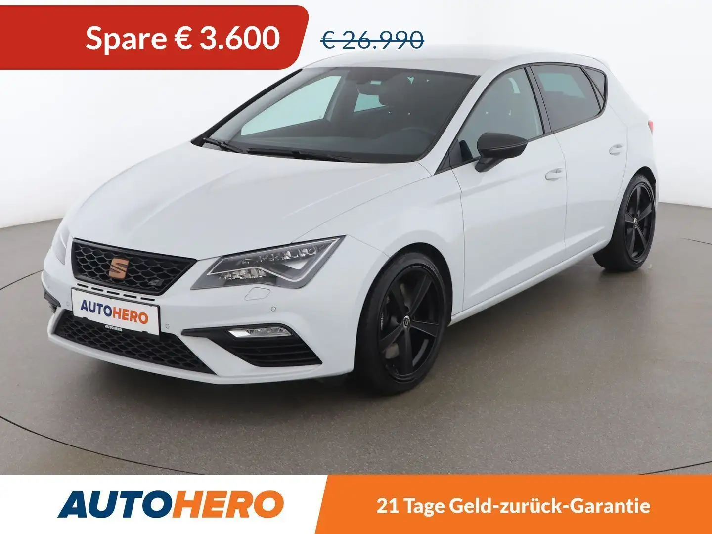 SEAT Leon 2.0 TSI Cupra 290 Aut. *LED*NAVI*CAM*TEMPO*BEATS* Weiß - 1