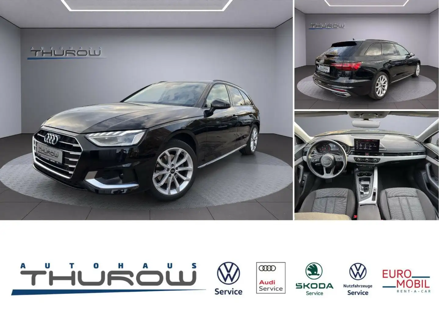 Audi A4 Avant 35 TDI S-Tronic, Navi, AHZV, M+S Schwarz - 1