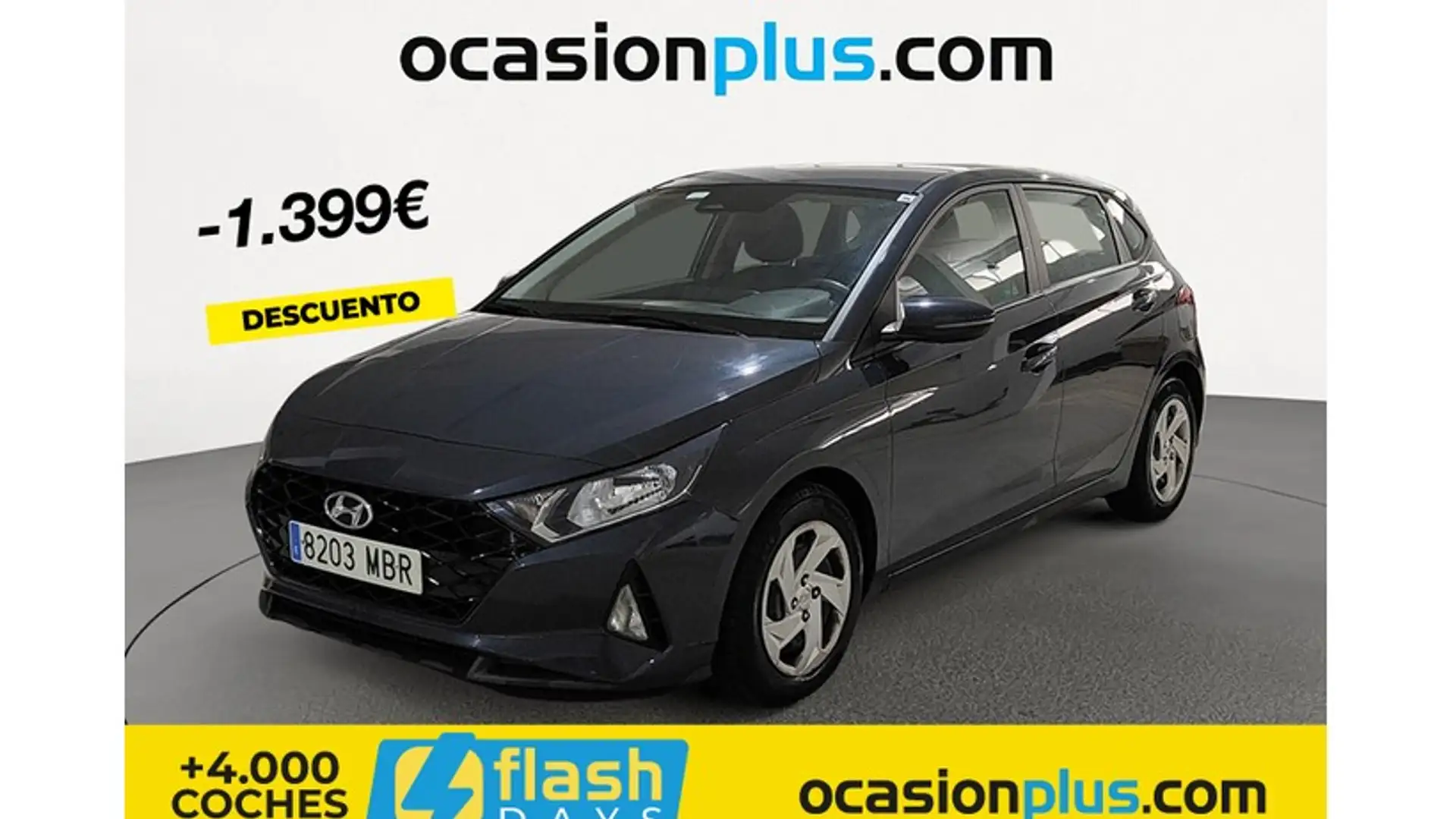 Hyundai i20 1.0 TGDI SLX 100 Gris - 1