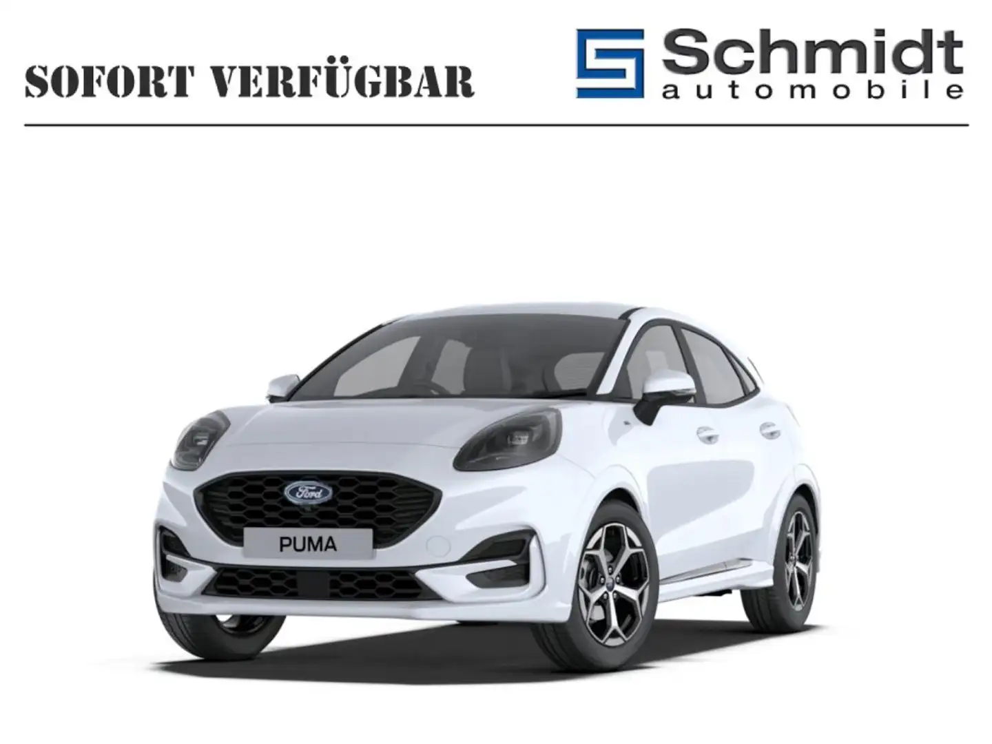 Ford Puma ST-Line 1,0L Eboost Hybrid 125PS A FWD Weiß - 1