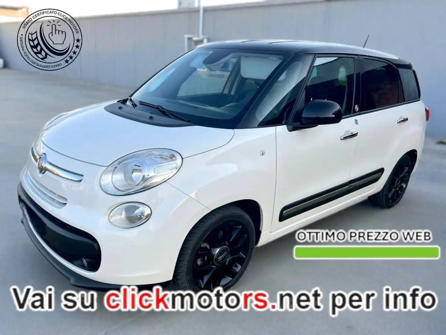 Fiat 500L 500L Living 1.6 mjt Lounge 105cv 2014 Wit - 1