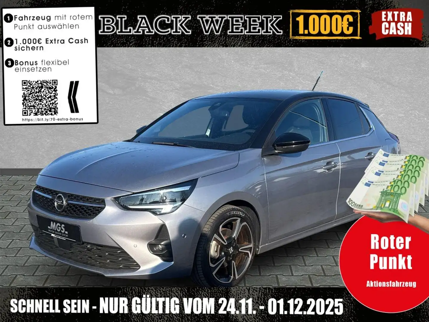 Opel Corsa Ultimate BT #NAVI #S&S #SHZ #Metallic #LED Silber - 1