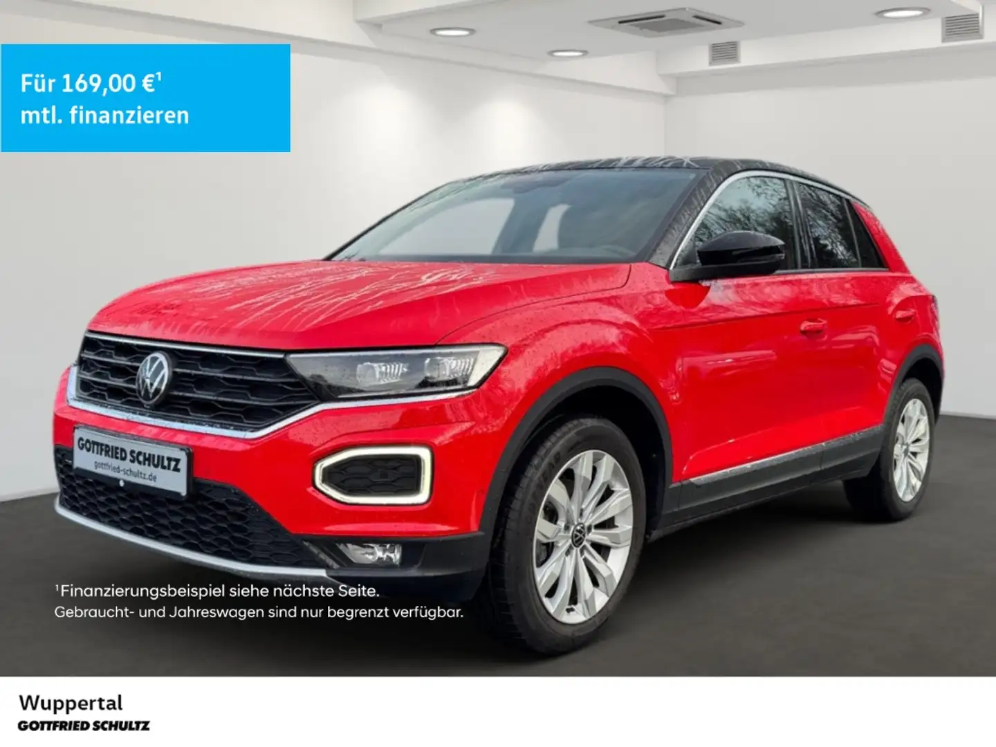 Volkswagen T-Roc 1.5 TSI Sport DSG LED NAVI ACC KAM SHZ PDC LM Rot - 1