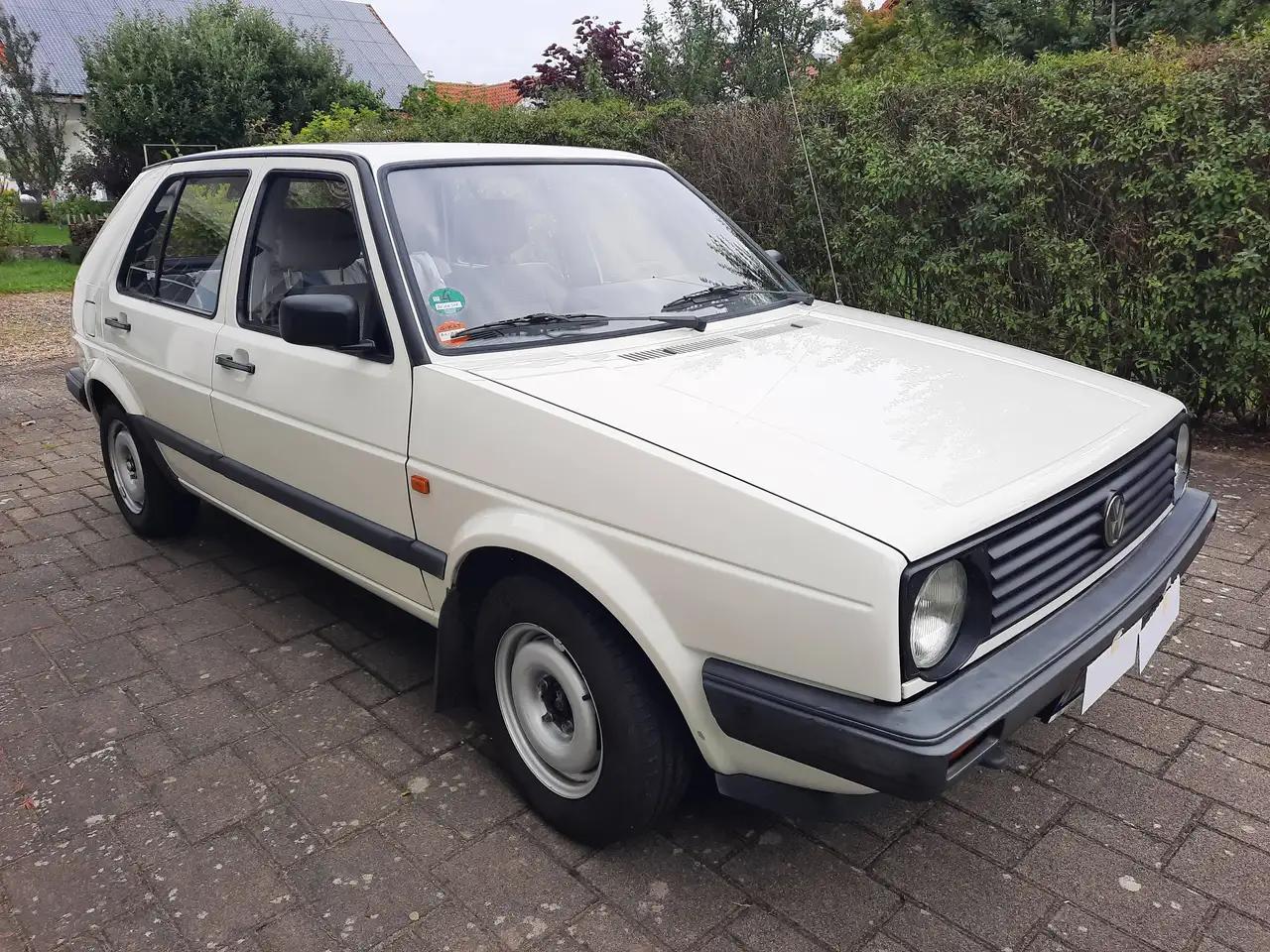 Volkswagen Golf II CL Automatik 4-türig alpinweiß mit H-Zulassung, ohne Rost, foto 4