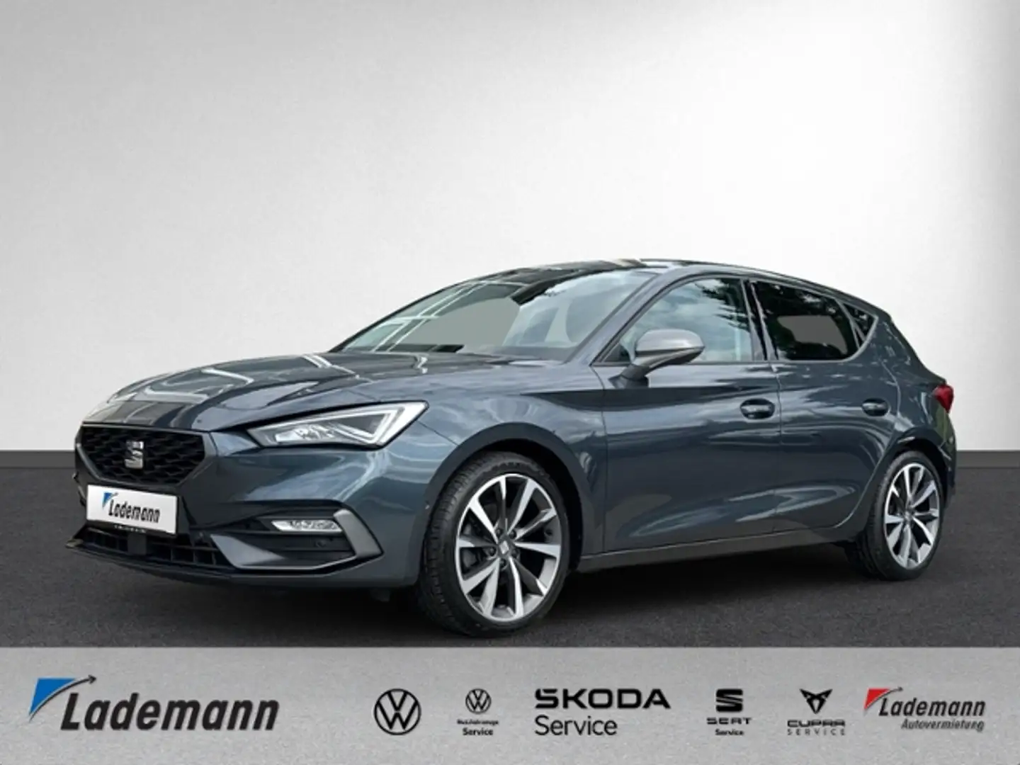 SEAT Leon 1.5 eTSI DSG FR LED+NAVI+KAMERA+ACC+SHZ+PDC Grau - 1