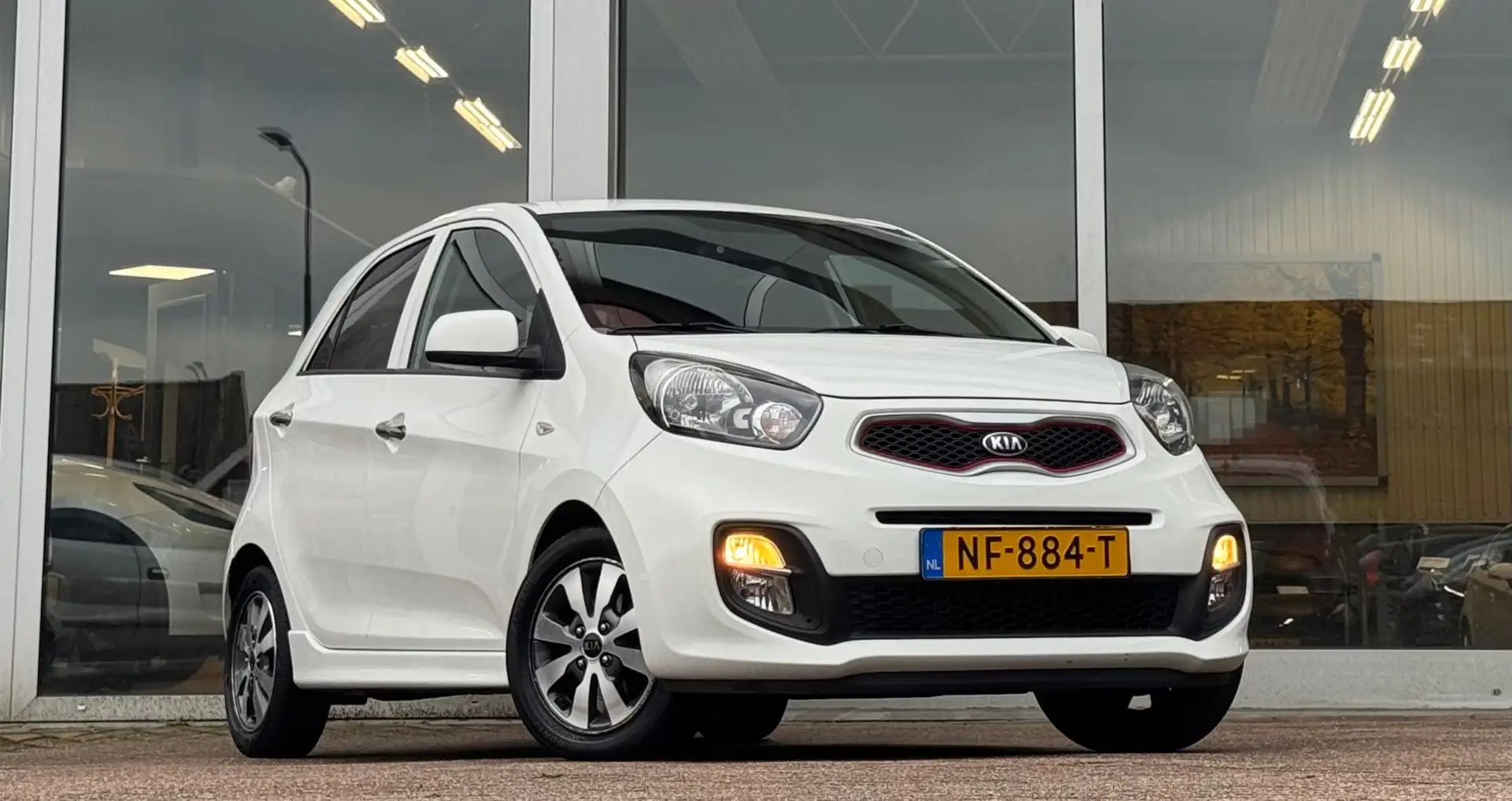 Kia Picanto 1.0 CVVT BusinessLine 5-Drs Airco LM velgen Nieuw Weiß - 2
