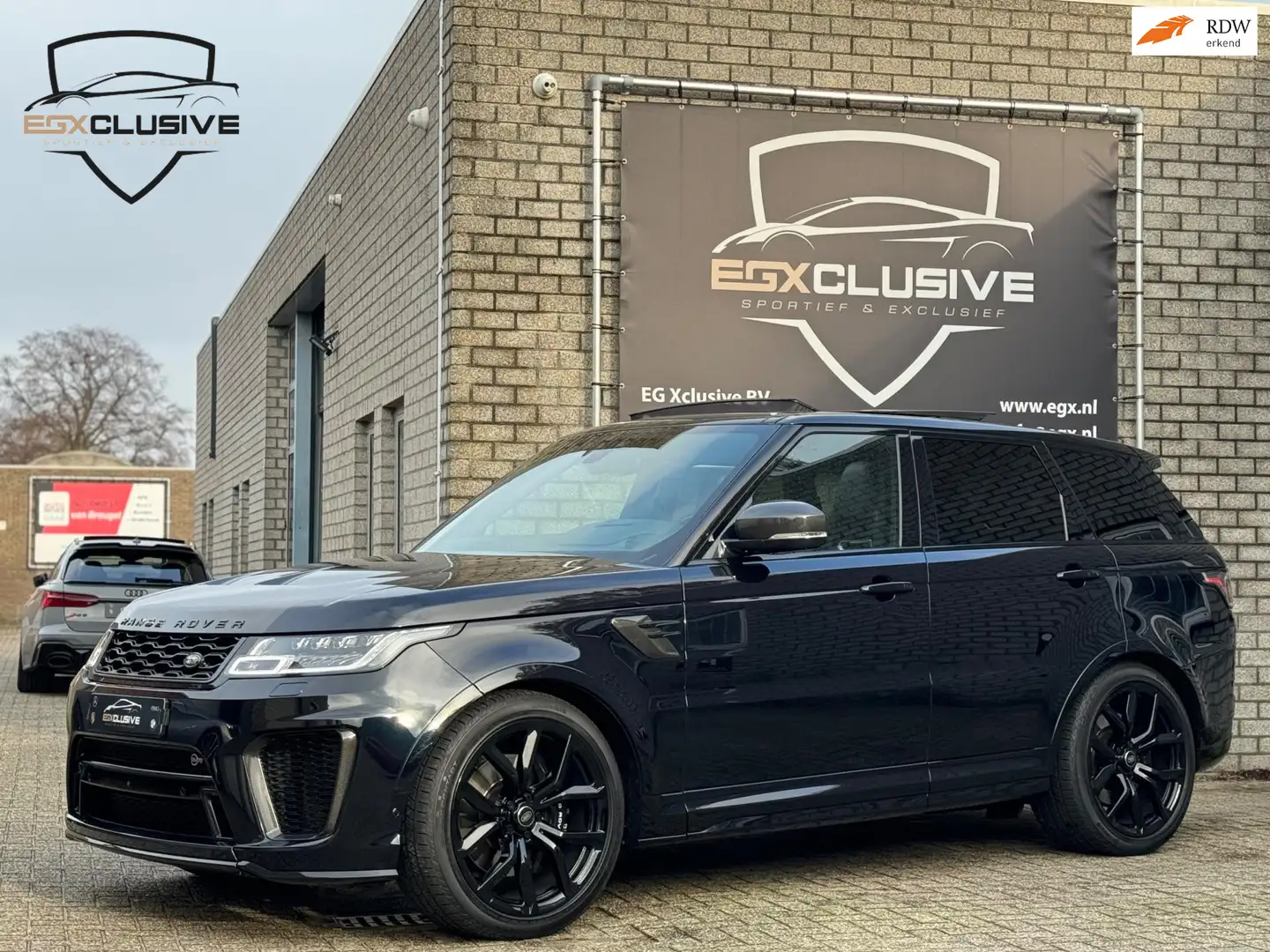 Land Rover Range Rover Sport 5.0 V8 SVR 575PK Carbon Edition Zwart - 1