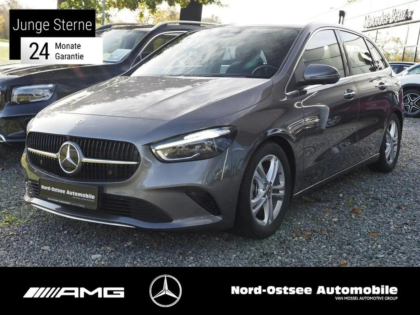 Mercedes-Benz B 200 d PROGRESSIVE NAVI 360°-KAM SHZ MULTIBEAM Grau - 1