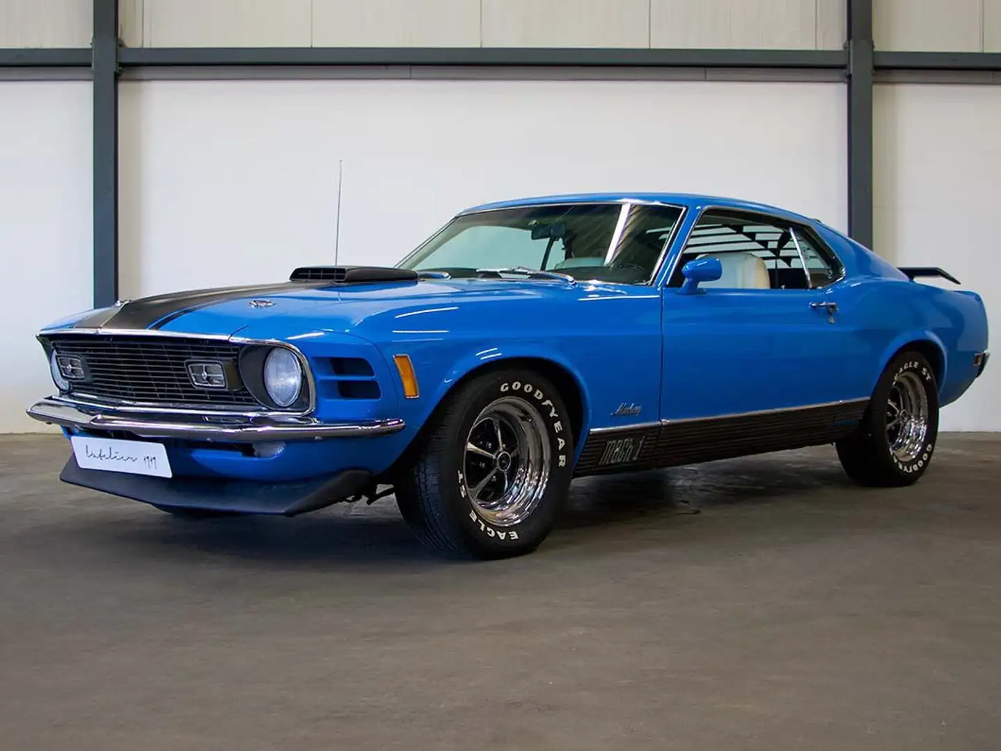 Ford Mustang Mach 1 Blauw - 1