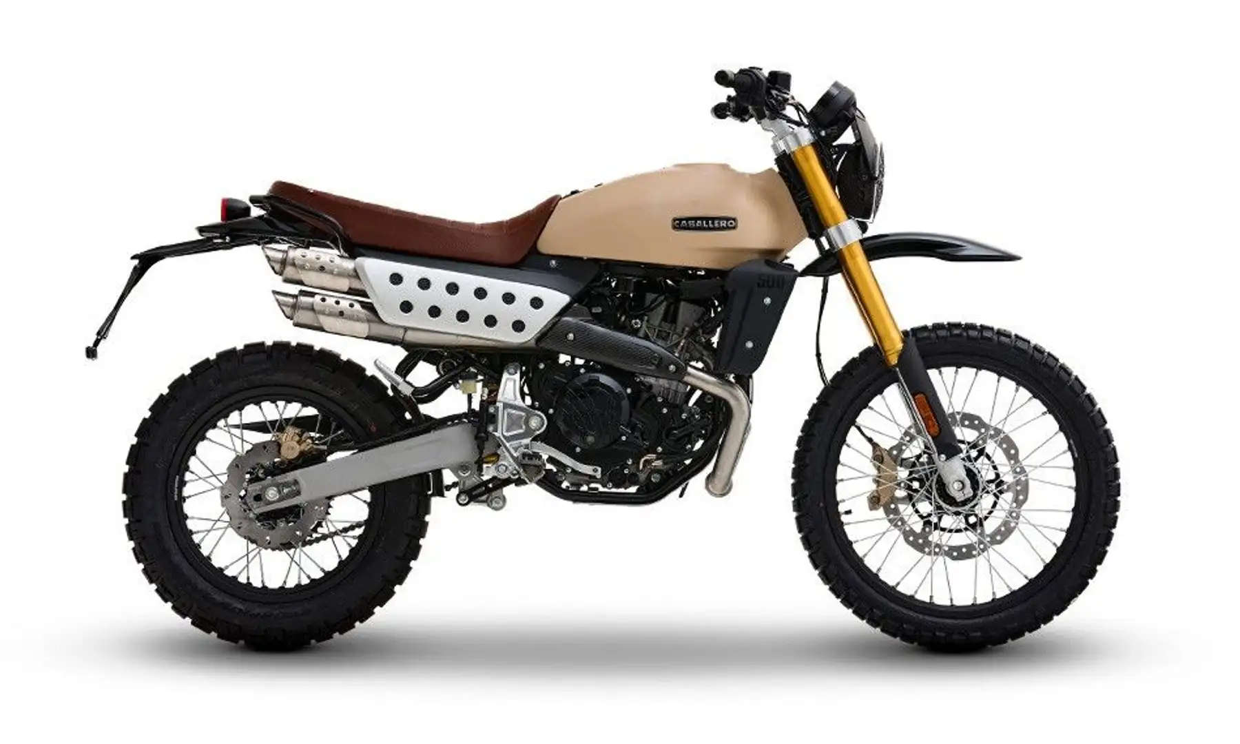 Fantic Caballero Rally 500 Mod. 2025 NEU auf Lager !! Бежевый - 1