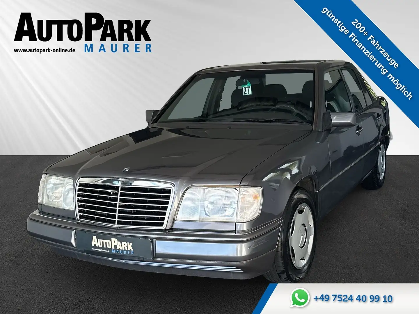 Mercedes-Benz 280 E W124 Klimaanlage*H-Kennzeichen möglich Gri - 1