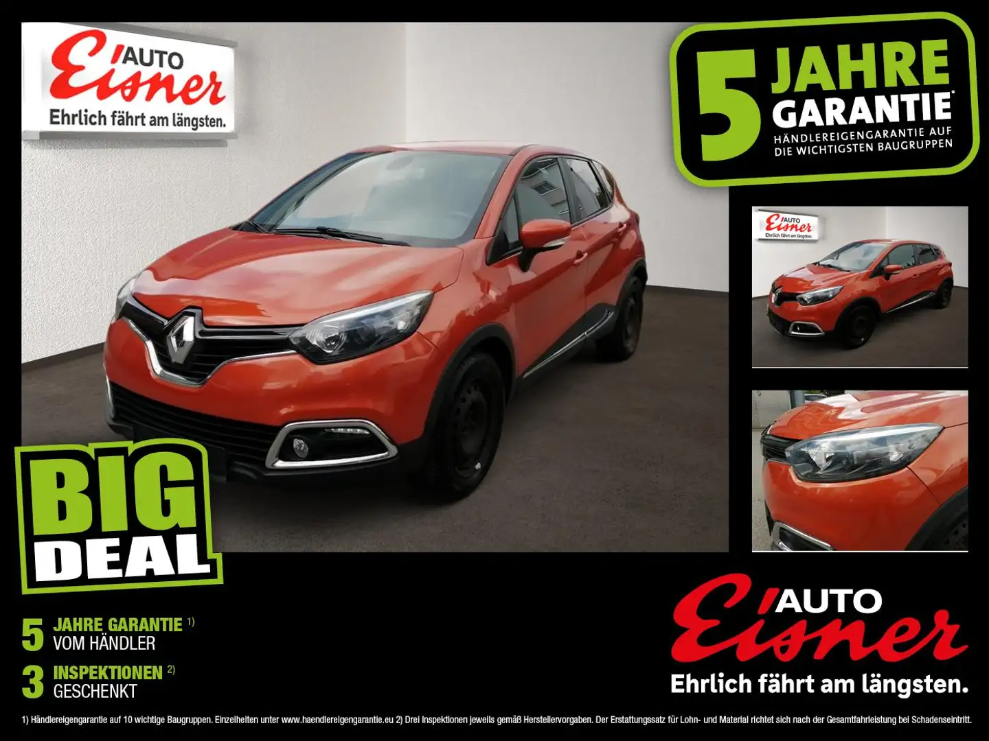 Renault Captur EXPRESSION ENERGY Klimaatomatik - Orange - 1