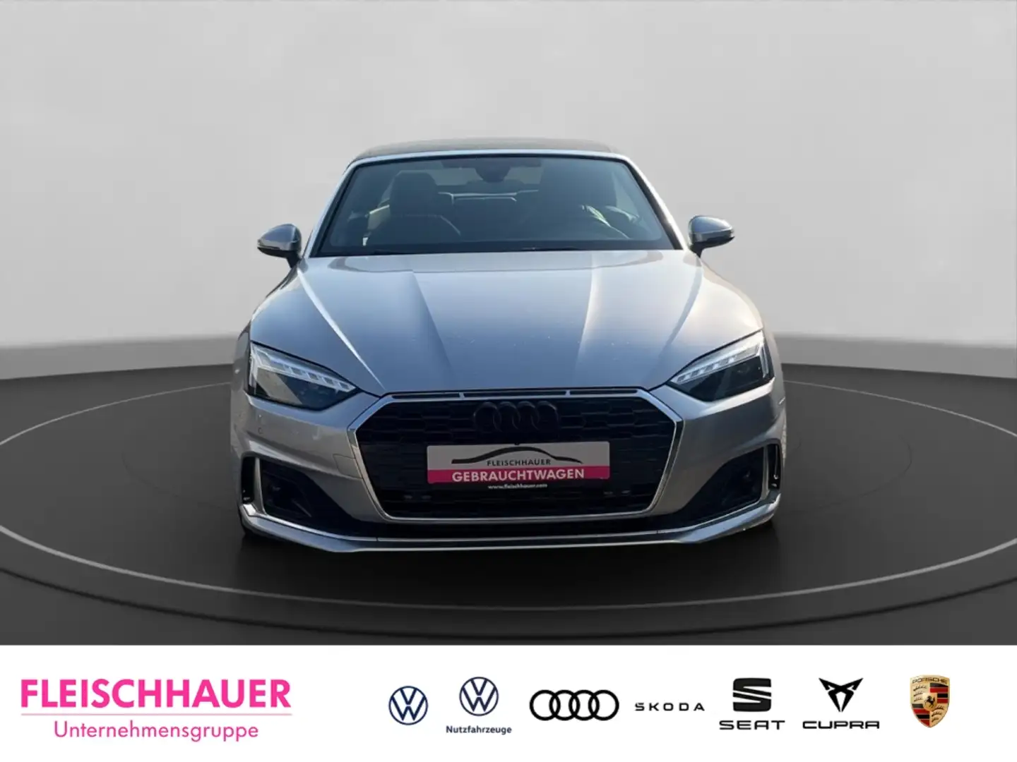 Audi A5 Cabriolet 40 advanced S-line-Interieur Matrix Silber - 2