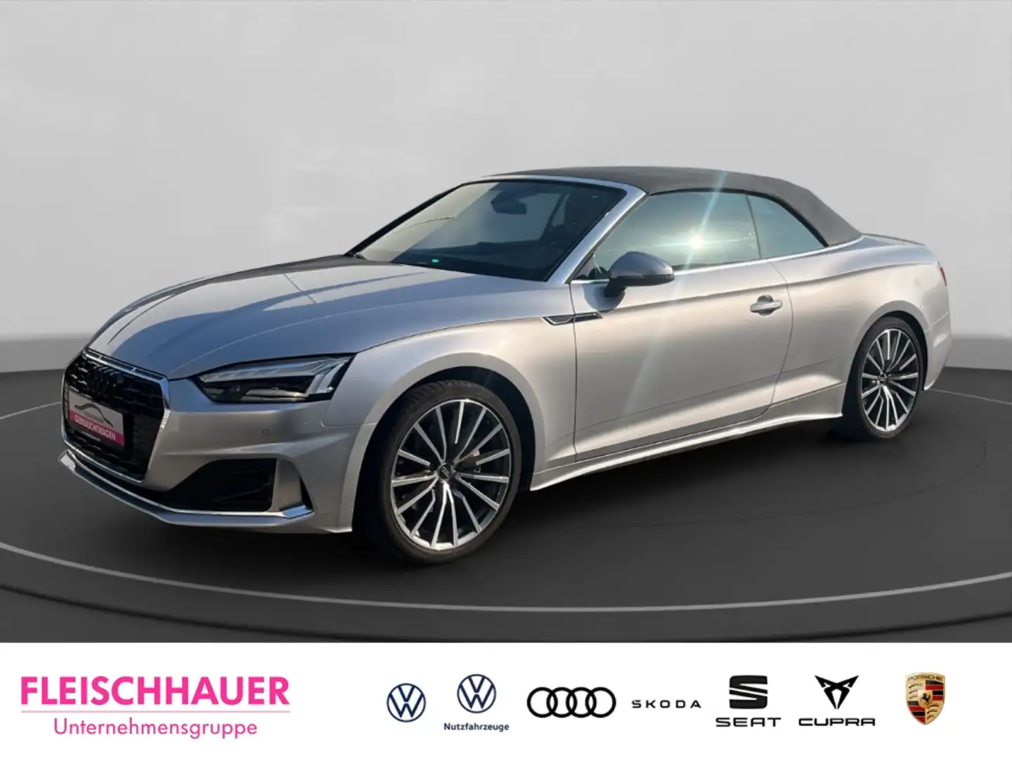 Audi A5 Cabriolet 40 advanced S-line-Interieur Matrix Silber - 1