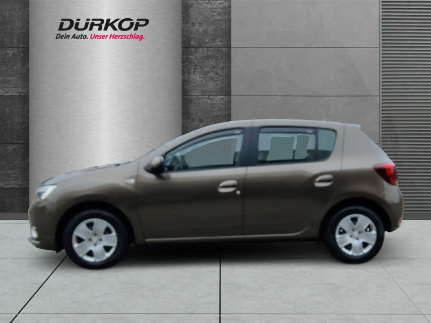 Dacia Sandero II Comfort 0.9 TCe Ganzjahresreifen, AHZ, Klima, Braun - 2