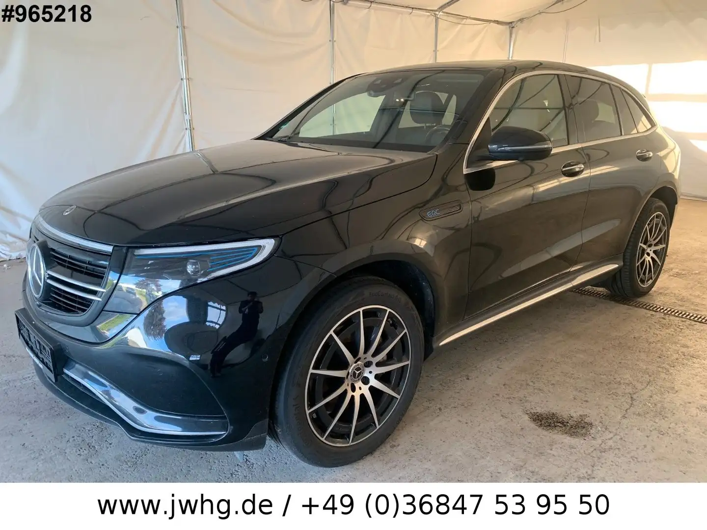 Mercedes-Benz EQC 400 400 2x AMG Line Distronic 360°k Glasd Memory Noir - 1