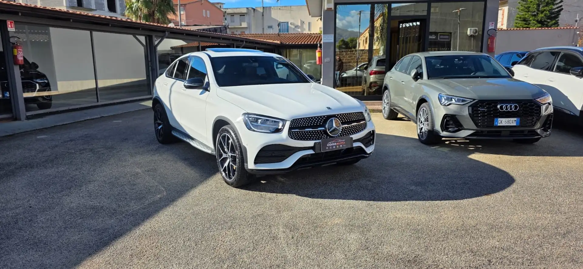 Mercedes-Benz GLC 300 de 4Matic Plug-in Hybrid coupe Premium tettuccio Bianco - 1