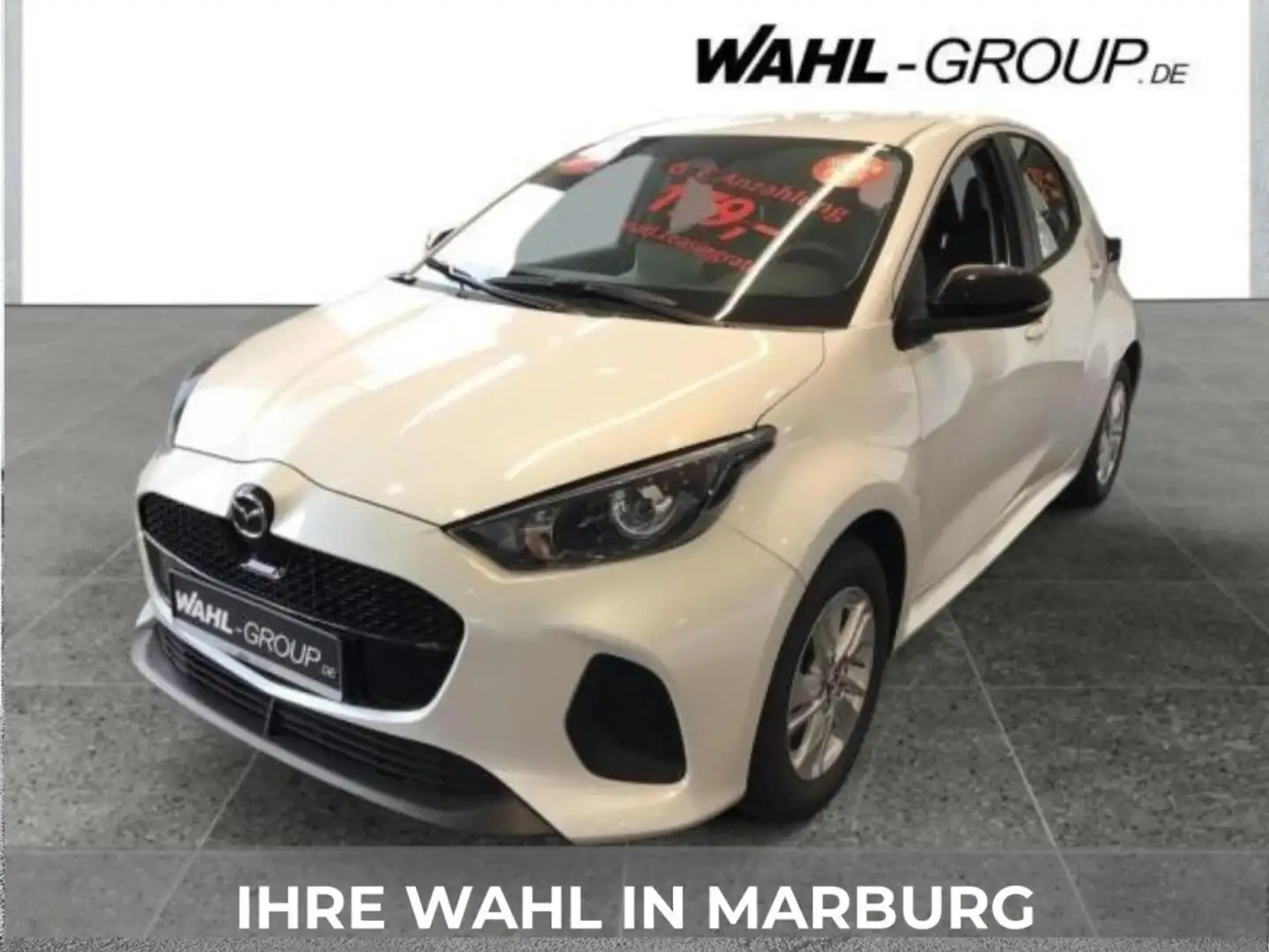 Mazda 2 Hybrid 1.5L 116 PS e-CVT FWD PRIME-LINE🌞 SPRING D Weiß - 1