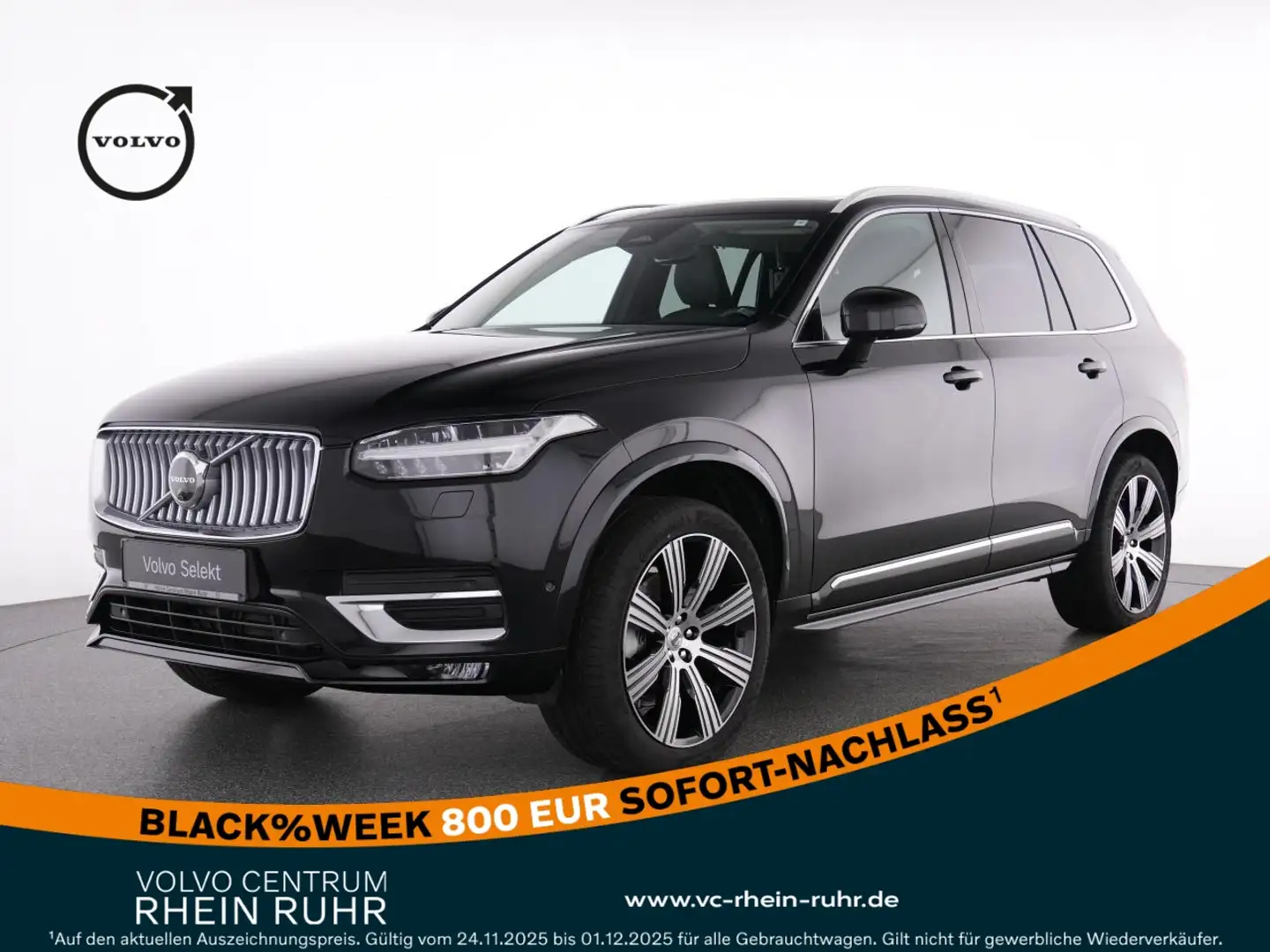 Volvo XC90 B5 AWD  PLUS BRIGHT PANO+LM 21"+MET+360°+ Schwarz - 1