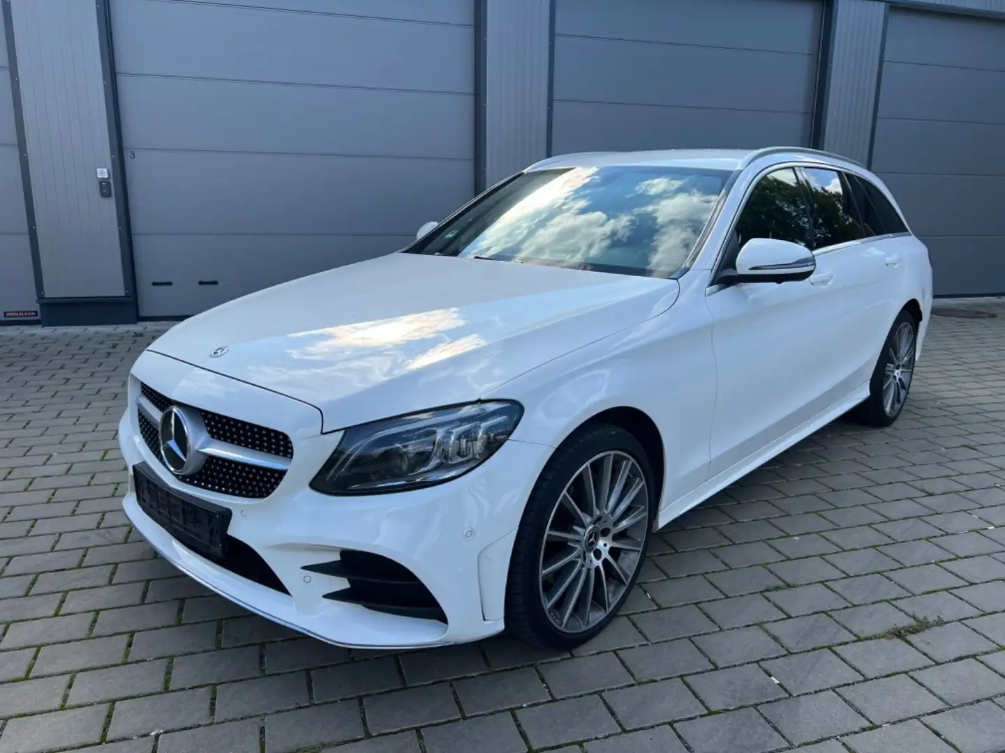 Mercedes-Benz C 200 T  4Matic AMG Line StandHzg AHK 360 Kamera Bianco - 1
