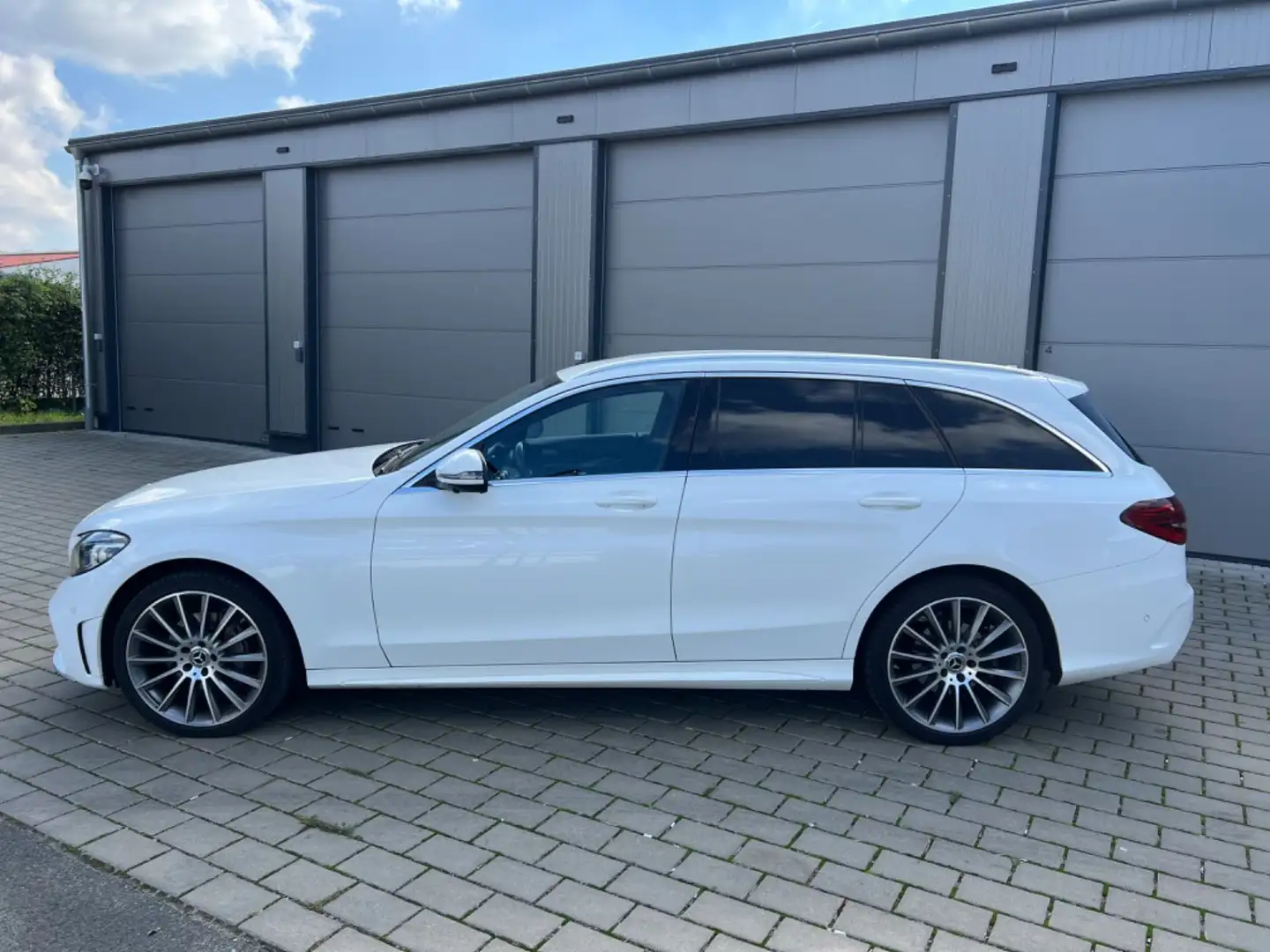 Mercedes-Benz C 200 T  4Matic AMG Line StandHzg AHK 360 Kamera Bianco - 2
