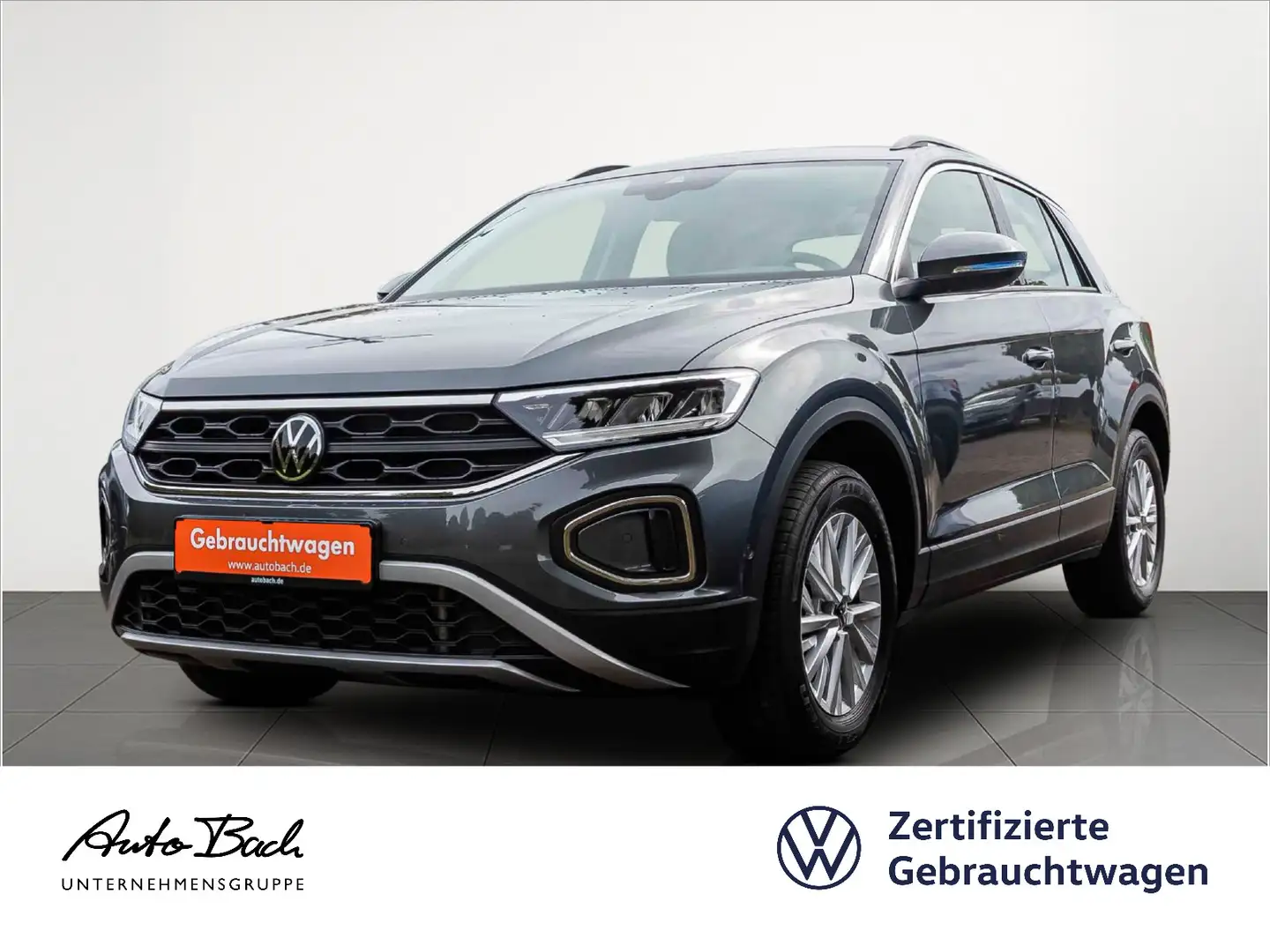 Volkswagen T-Roc 1.5 TSI Life Navi LED Digital Cockpit ACC Grigio - 1