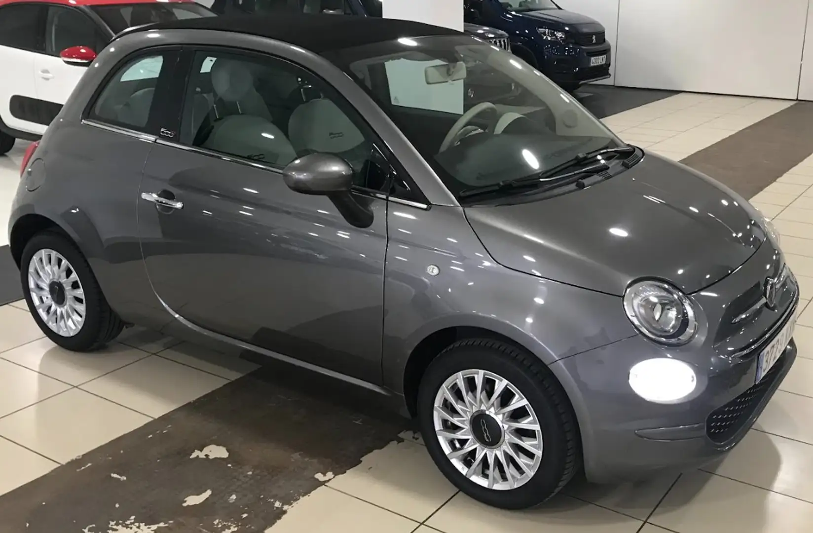 Fiat 500C 500C 1.2 Lounge Lounge Gris - 2