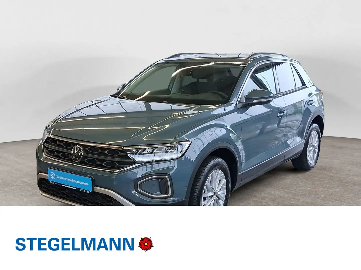 Volkswagen T-Roc 1.0 TSI Life *LED*App-Connect*Sitzheizung* Blau - 1
