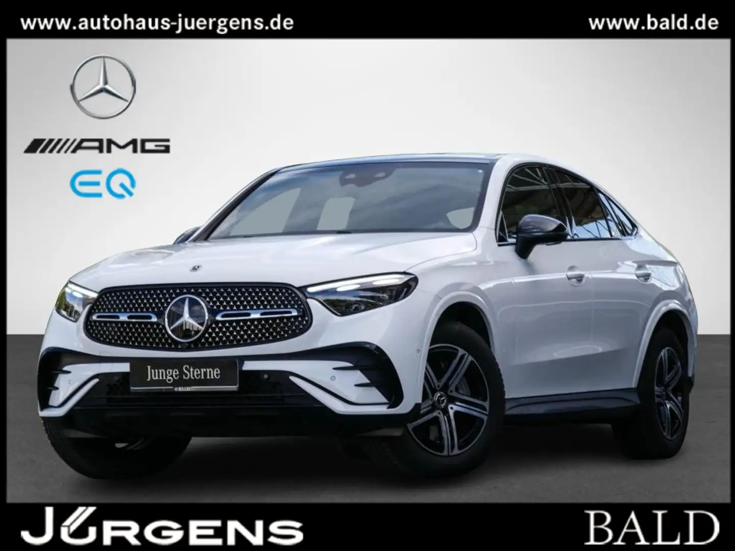 Mercedes-Benz GLC 300 4MATIC Coupé AMG-Sport+Burm+Pano+Digital Weiß - 1